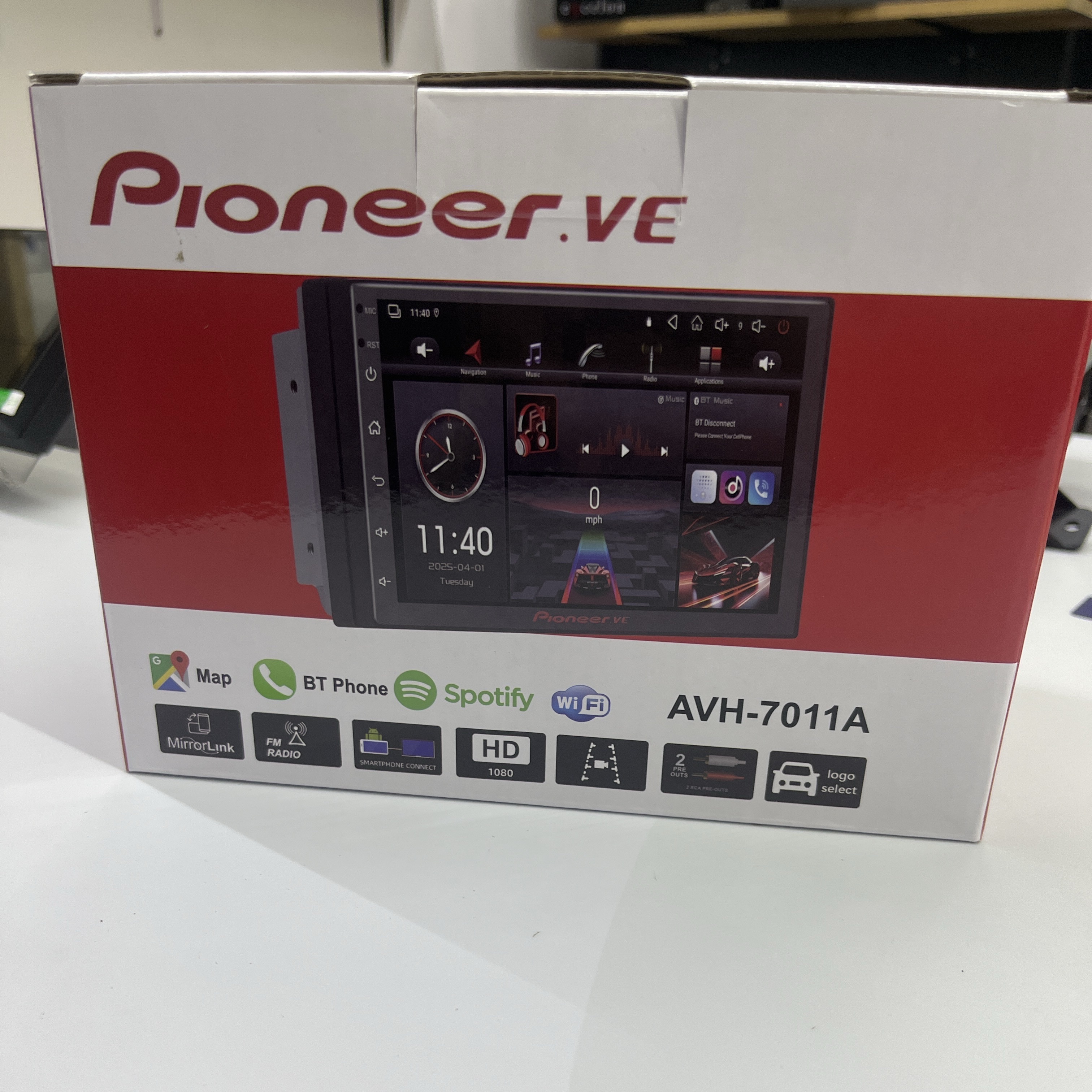 PANTALLA ANDROID 7" 2+32 1 DIN (CARPLAY) GECk